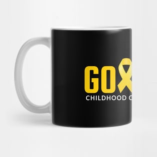 Go Gold - Childhood cancer awareness Mug